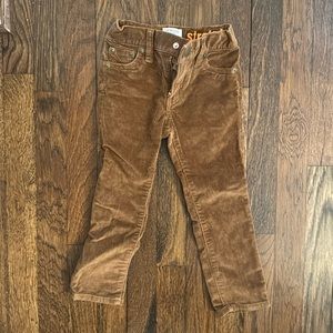 Boys Brown Corduroy Pants